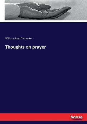 Book cover for Thoughts on prayer