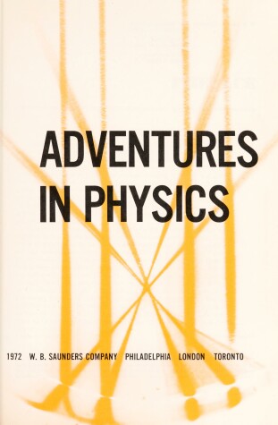 Book cover for Adventures in Physics