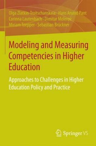 Cover of Modeling and Measuring Competencies in Higher Education