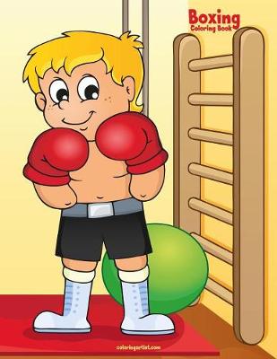 Book cover for Boxing Coloring Book