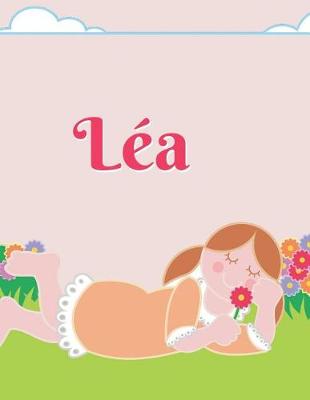 Book cover for Lea Personalized Sketchbook Journal Notebook