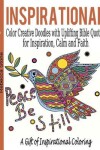 Book cover for Inspirational Adult Coloring Book