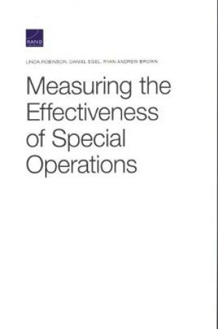 Cover of Measuring the Effectiveness of Special Operations