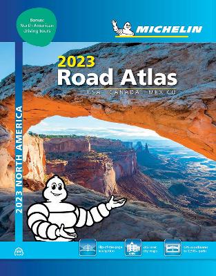 Book cover for Road Atlas 2023 - USA, Canada, Mexico (A4-Spiral)