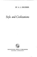 Book cover for Style and Civilizations