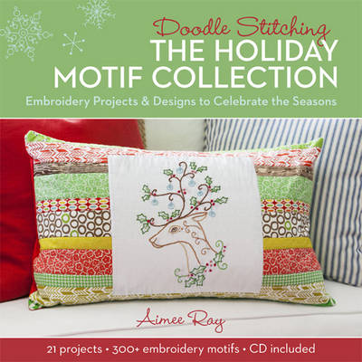 Book cover for Doodle Stitching: The Holiday Motif Collection