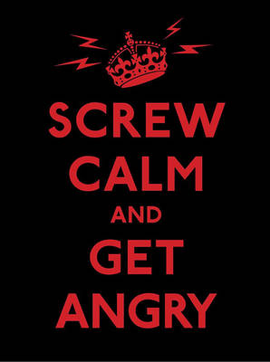Book cover for Screw Calm and Get Angry