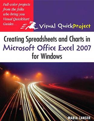 Book cover for Creating Spreadsheets and Charts in Microsoft Office Excel 2007 for Windows