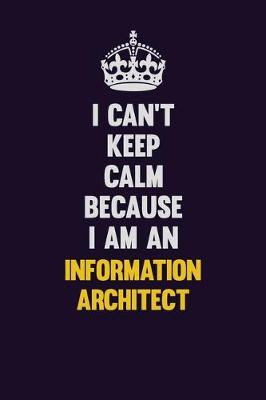 Book cover for I can't Keep Calm Because I Am An Information Architect