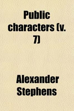 Cover of Public Characters (Volume 7)