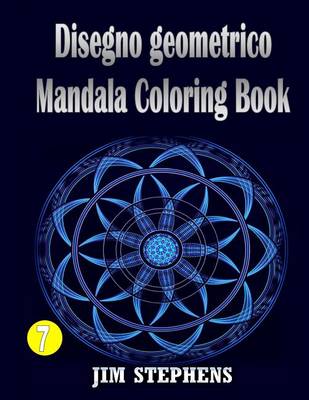 Book cover for Disegno geometrico Mandala Coloring Book