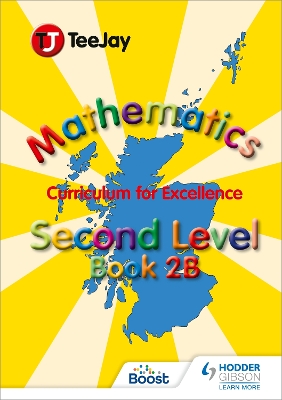 Book cover for TeeJay Mathematics CfE Second Level Book 2B