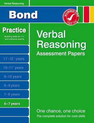 Book cover for Bond Verbal Reasoning Assessment Papers 6-7 Years