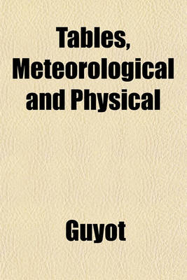 Book cover for Tables, Meteorological and Physical