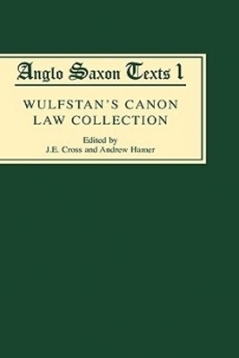 Book cover for Wulfstan's Canon Law Collection