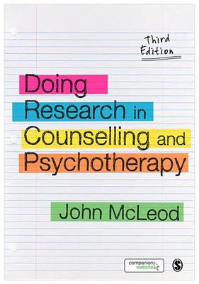 Book cover for Doing Research in Counselling and Psychotherapy