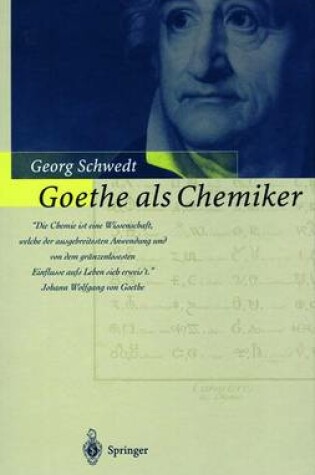Cover of Goethe als Chemiker