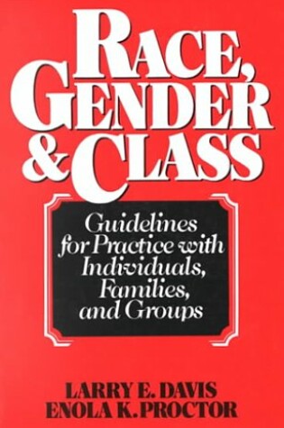 Cover of Race, Gender & Class