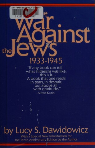 Book cover for The War Against the Jews, 1933-1945