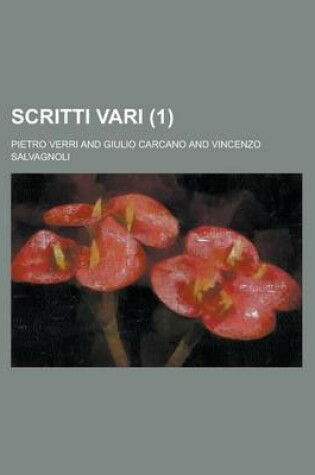 Cover of Scritti Vari (1 )