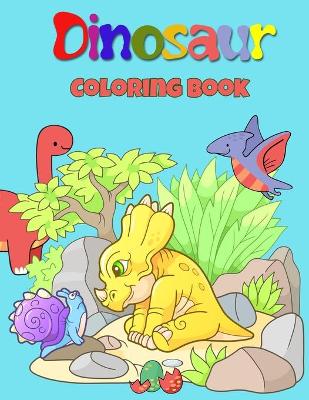 Book cover for Dinosaur Coloring Book