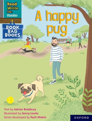 Book cover for Read Write Inc. Phonics: A happy pug (Grey Set 7 Book Bag Book 1)