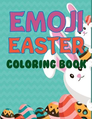Book cover for Emoji Easter Coloring Book