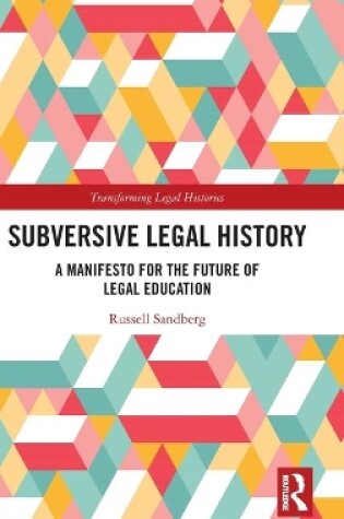 Cover of Subversive Legal History