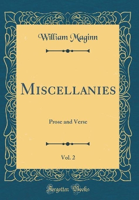 Book cover for Miscellanies, Vol. 2