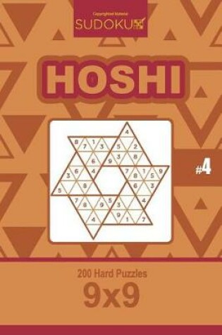 Cover of Sudoku Hoshi - 200 Hard Puzzles 9x9 (Volume 4)
