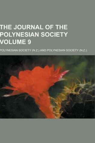 Cover of The Journal of the Polynesian Society Volume 9