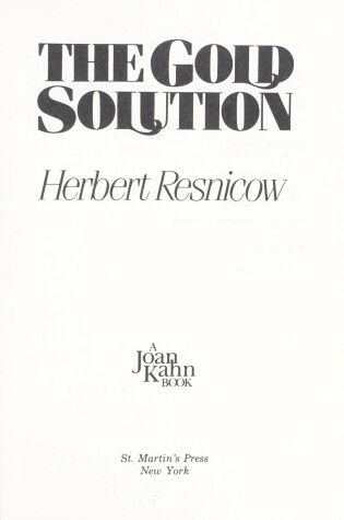 Cover of The Gold Solution