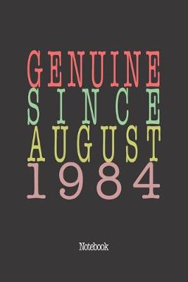 Book cover for Genuine Since August 1984