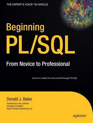 Book cover for Beginning PL/SQL