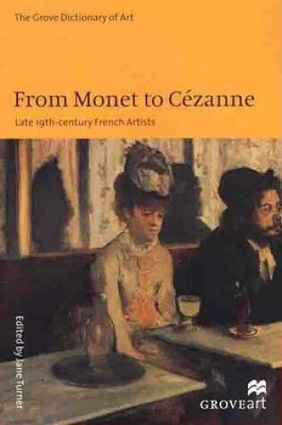 Cover of Monet to Cezanne