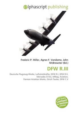 Cover of Dfw R.III