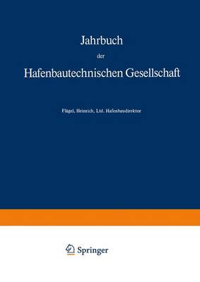 Cover of Jahrbuch der Hafenbautechnischen Gesellschaft