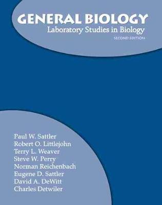 Book cover for General Biology Laboratory Studies in Biology