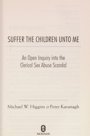 Cover of Suffer the Children Unto Me