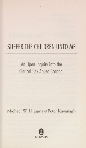 Book cover for Suffer the Children Unto Me