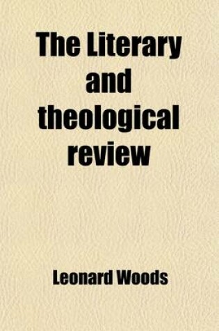 Cover of Literary and Theological Review Volume 3