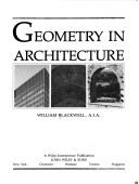 Book cover for Geometry in Architecture