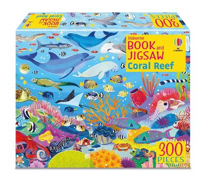 Book cover for Usborne Book and Jigsaw Coral Reef