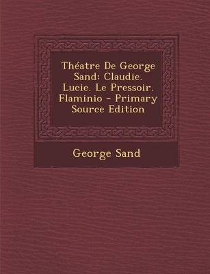 Book cover for Theatre de George Sand