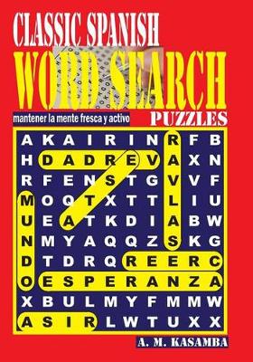 Book cover for Classic Spanish Word Search Puzzles