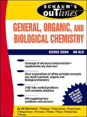 Book cover for Schaum's Outline of General, Organic and Biological Chemistry