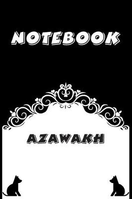 Book cover for Azawakh Notebook