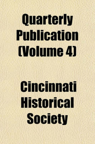 Cover of Quarterly Publication (Volume 4)