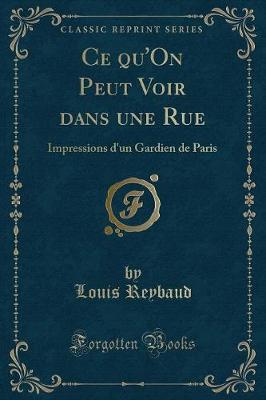 Book cover for Ce Qu'on Peut Voir Dans Une Rue