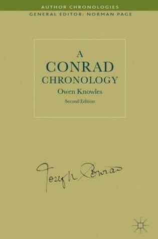 Cover of A Conrad Chronology